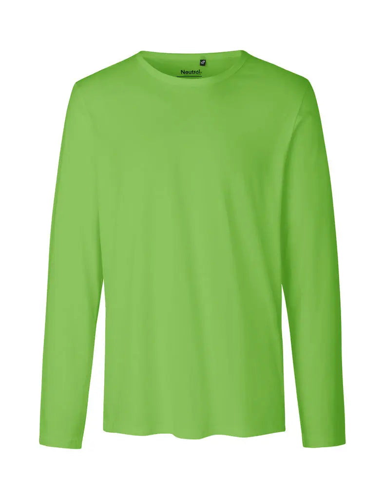 Fairtrade Organic Long Sleeve T-shirt: Mens Earth Wardrobe