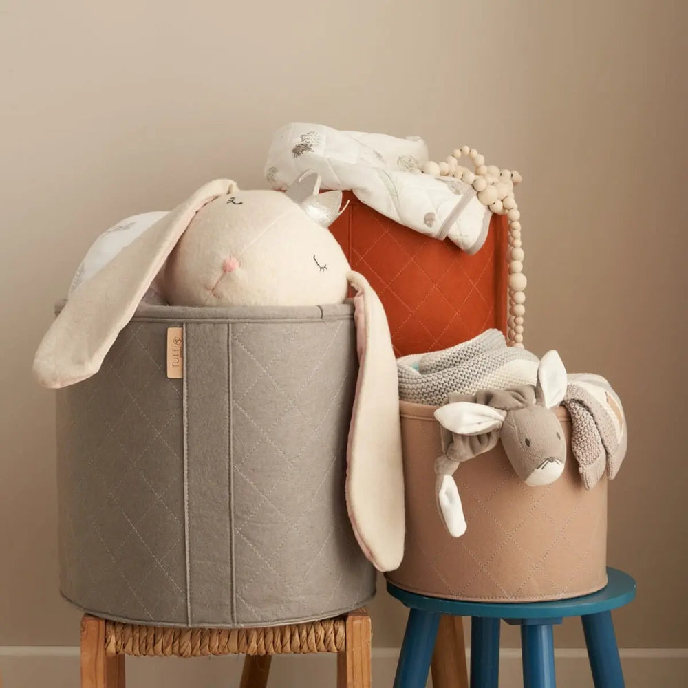 Felt Nursery Storage Baskets 3pk - Cocoon Tutti Bambini