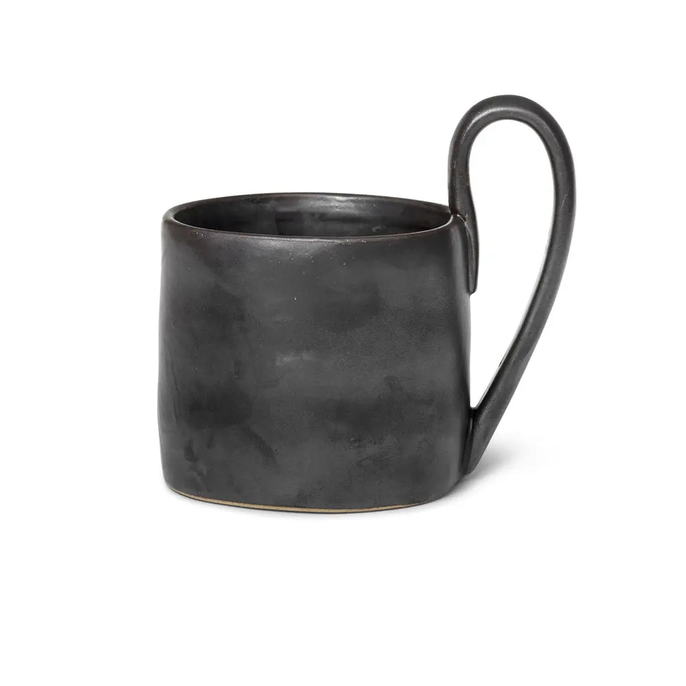 Ferm Living Flow Mug 36 Cl Black Ferm Living