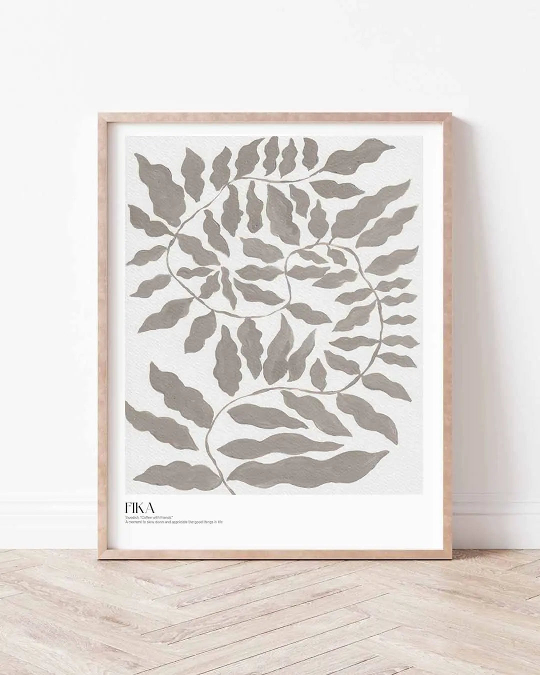 Fika - Nature Art Print Lion & The Pear