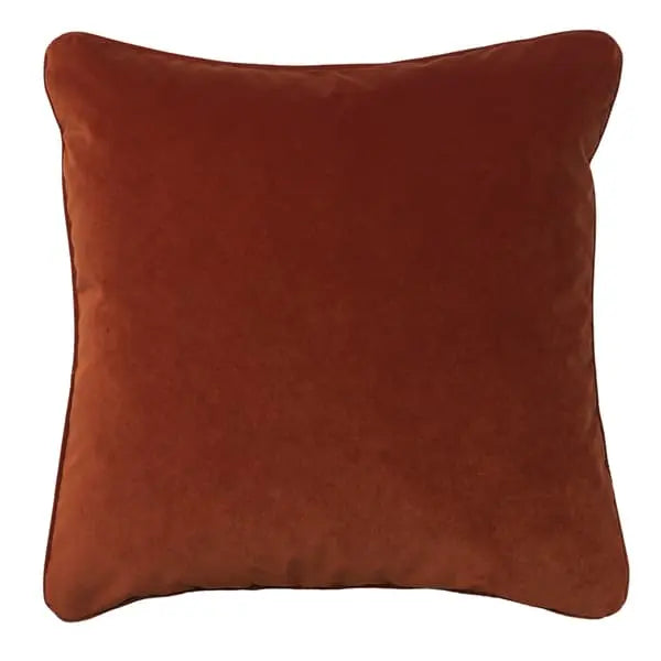 Firepit Spice, Hollowfibre, Cushion Eco-conscious & Velvet Plain Andrew Martin