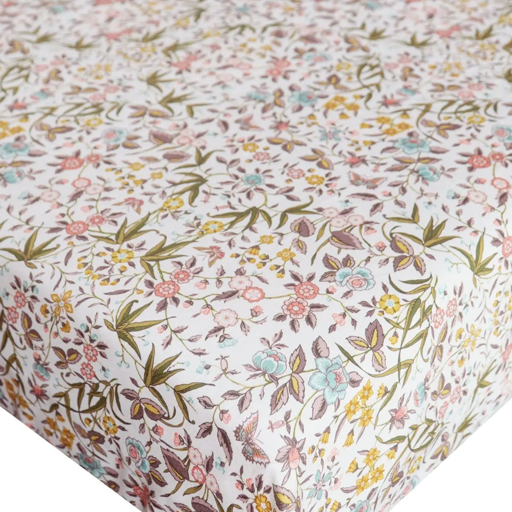 Fitted Sheet Made With Liberty Fabric TAPESTRY Coco & Wolf