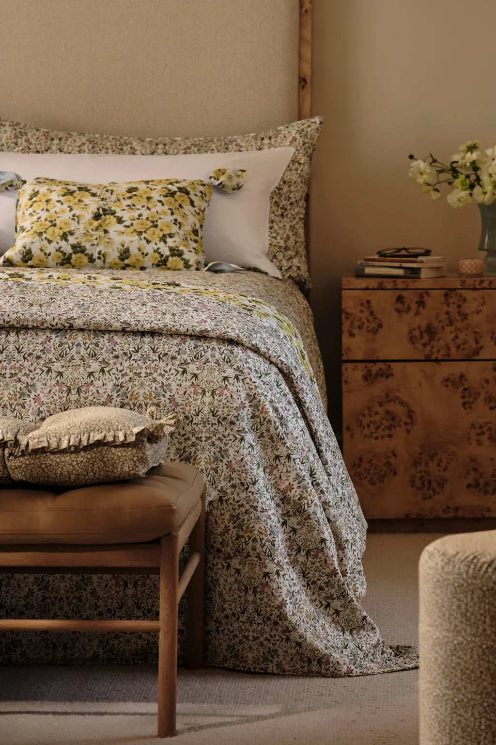 Fitted Sheet Made With Liberty Fabric TAPESTRY Coco & Wolf