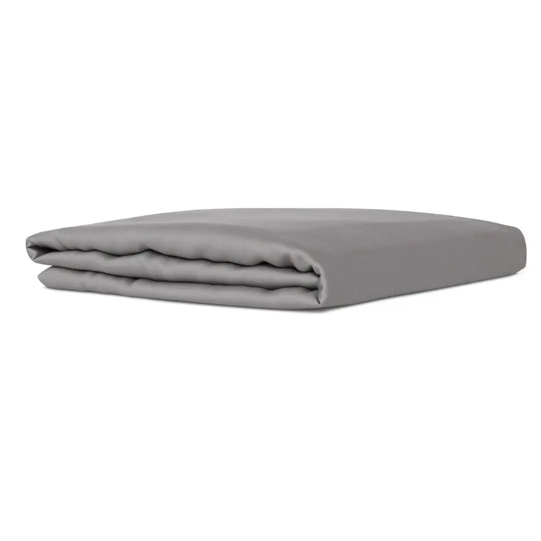 Fitted Sheet in Grey (Eucalyptus Silk) Ethical Bedding™