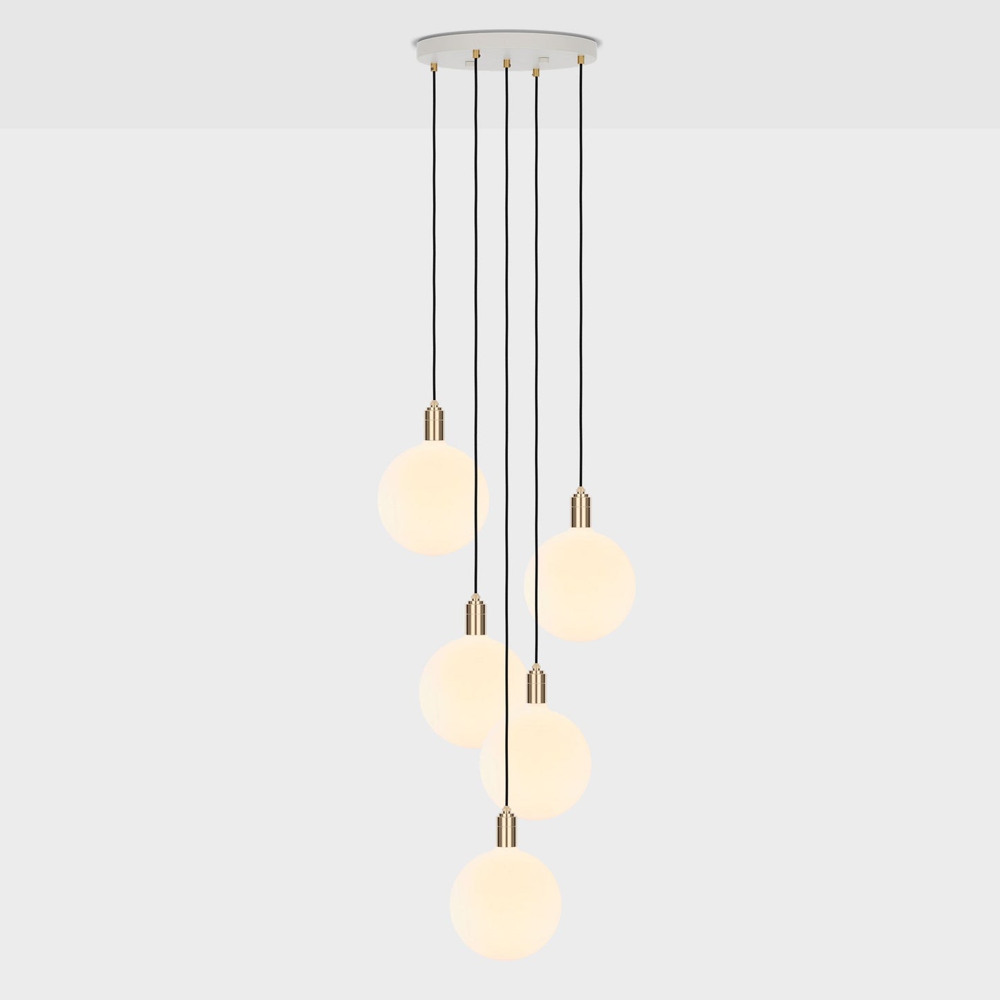 Five Pendant in Brass + Sphere V Tala