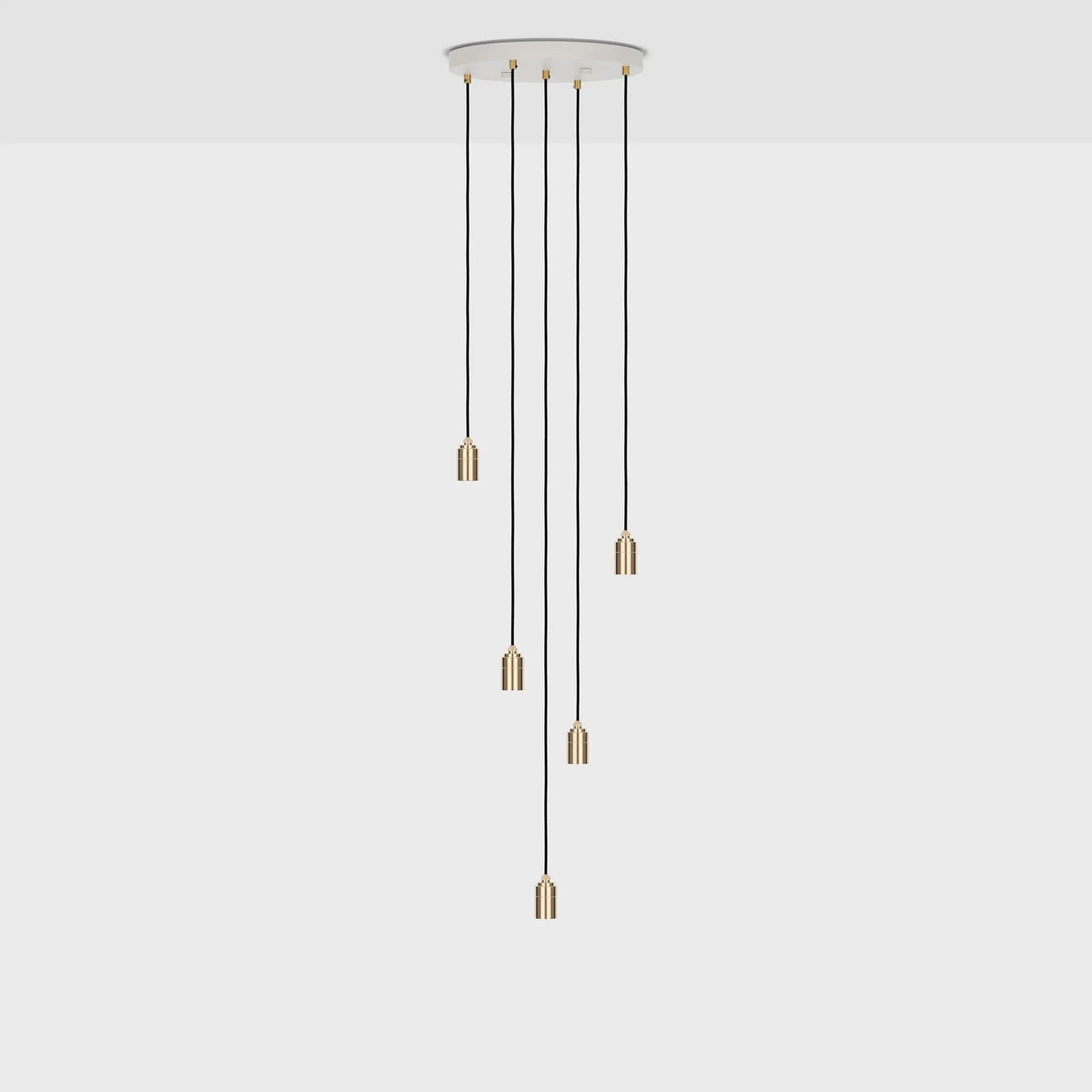 Five Pendant in Brass Tala
