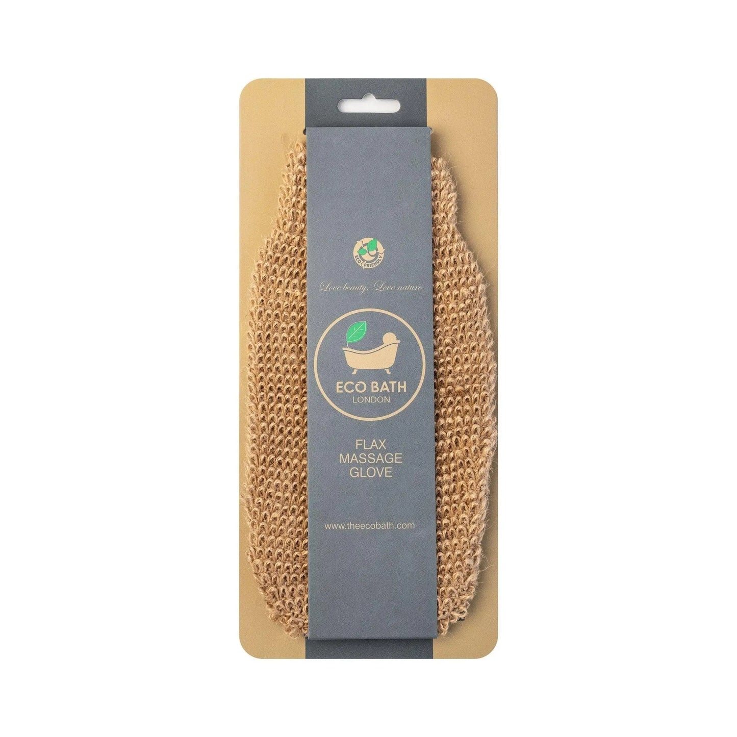 Flax Massage Glove Eco Bath London
