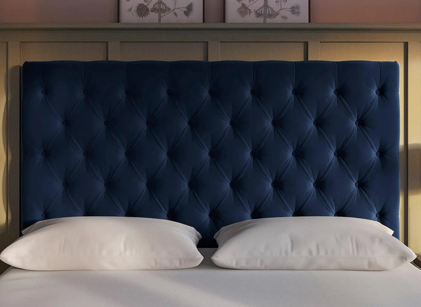Flaxby Harrogate Headboard- Blue Dreams
