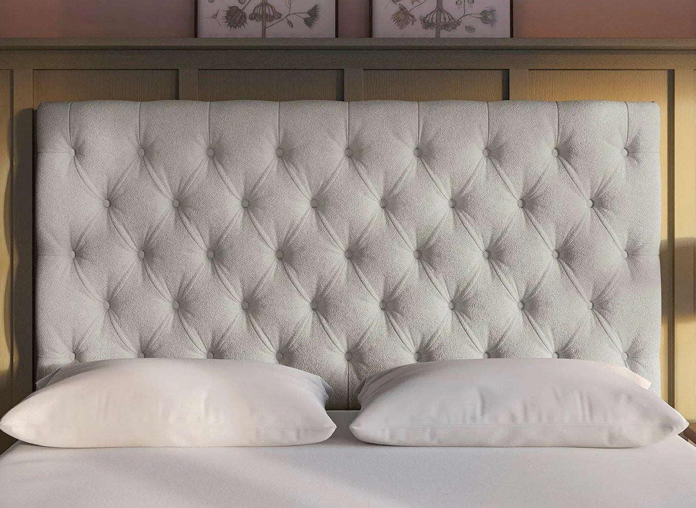 Flaxby Harrogate Headboard - Cream Dreams