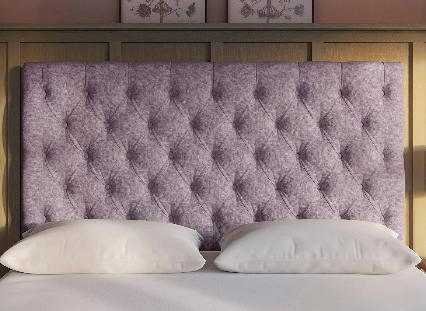 Flaxby Harrogate Headboard - Purple Dreams