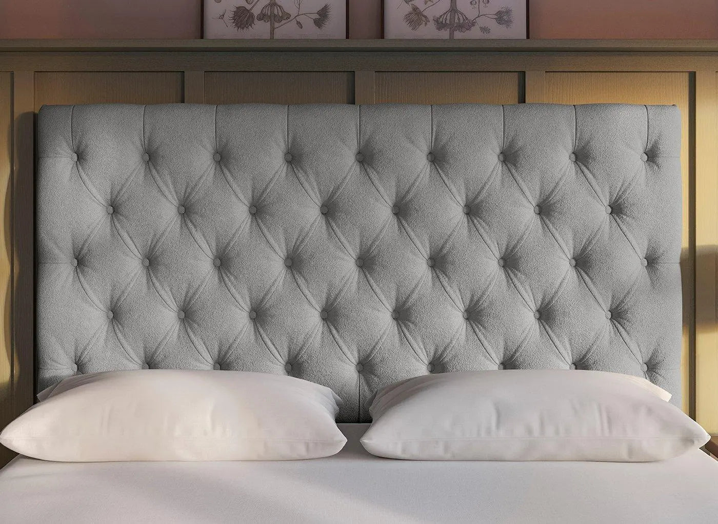 Flaxby Harrogate Headboard - Silver Dreams