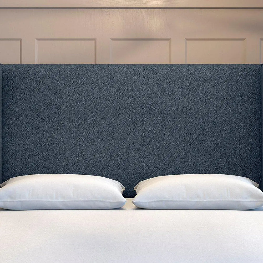 Flaxby Kettlewell Winged Headboard- Blue Dreams