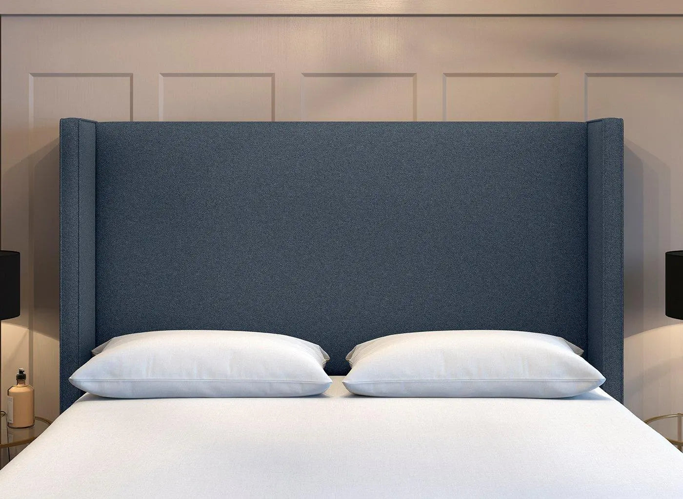 Flaxby Kettlewell Winged Headboard- Blue Dreams