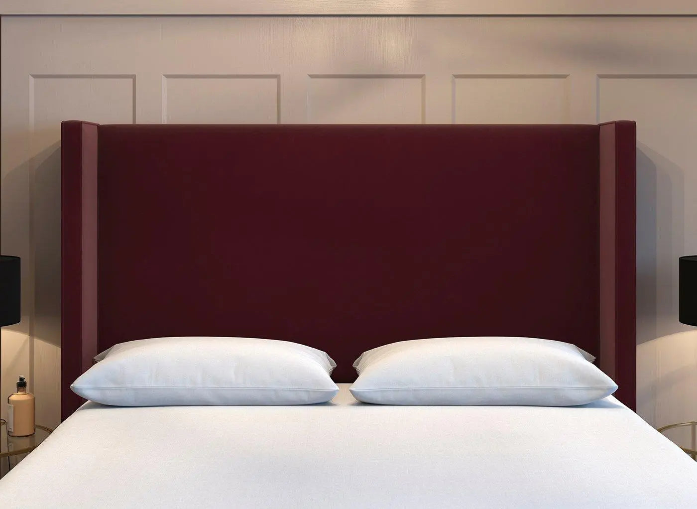 Flaxby Kettlewell Winged Headboard- Brown Dreams