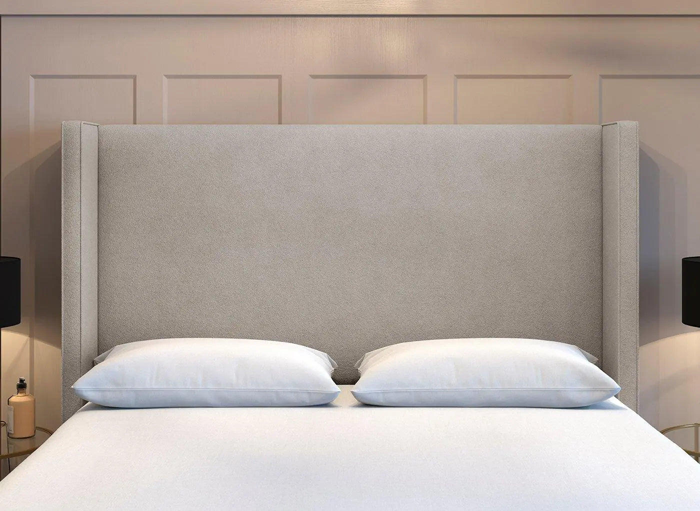 Flaxby Kettlewell Winged Headboard - Cream Dreams