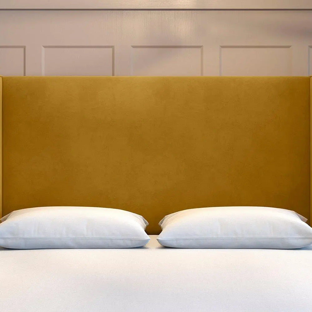 Flaxby Kettlewell Winged Headboard- Gold Dreams