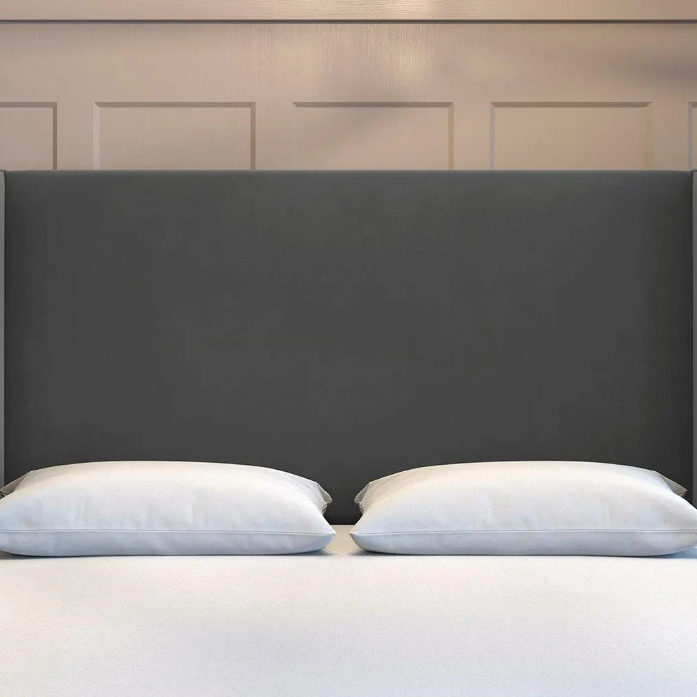 Flaxby Kettlewell Winged Headboard - Grey Dreams