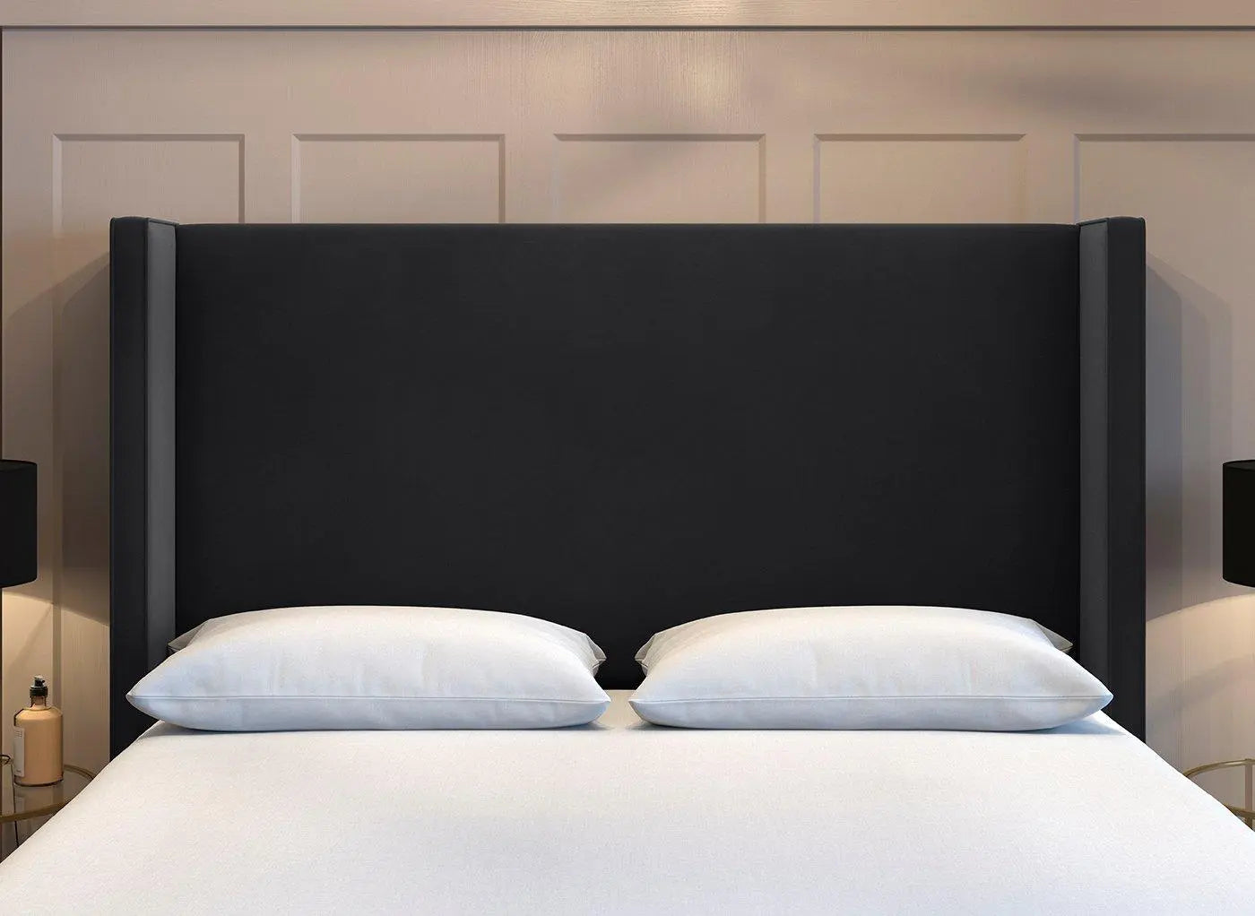 Flaxby Kettlewell Winged Headboard- Grey Dreams