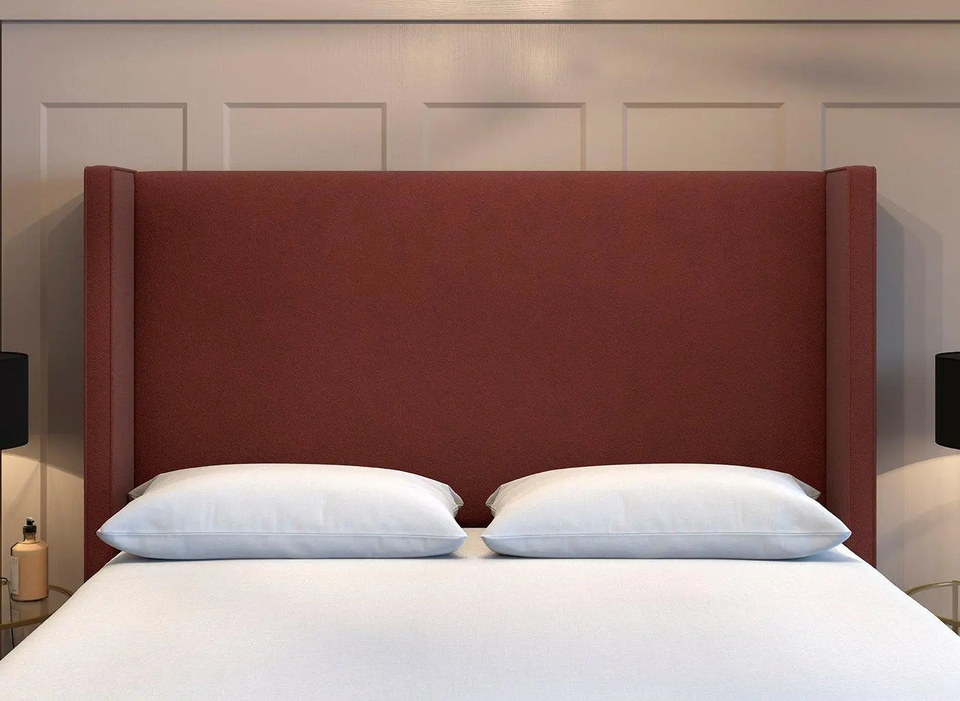 Flaxby Kettlewell Winged Headboard- Red Dreams