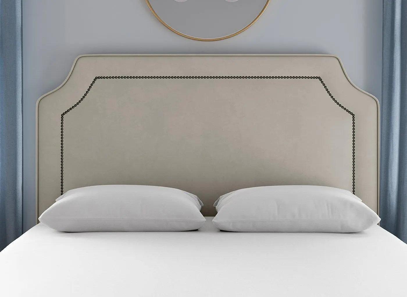 Flaxby Malton Padded Headboard - Beige Dreams