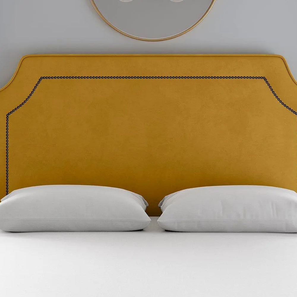 Flaxby Malton Padded Headboard - Gold Dreams