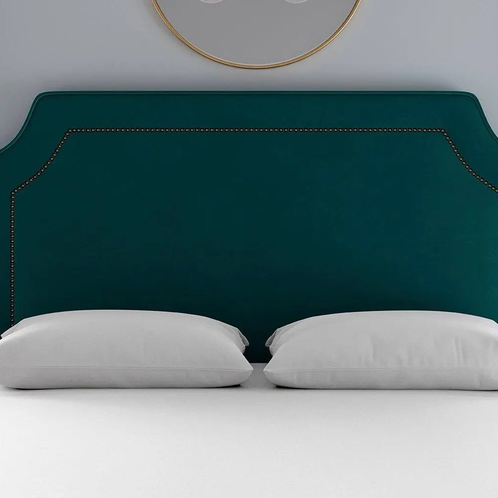 Flaxby Malton Padded Headboard - Green Dreams
