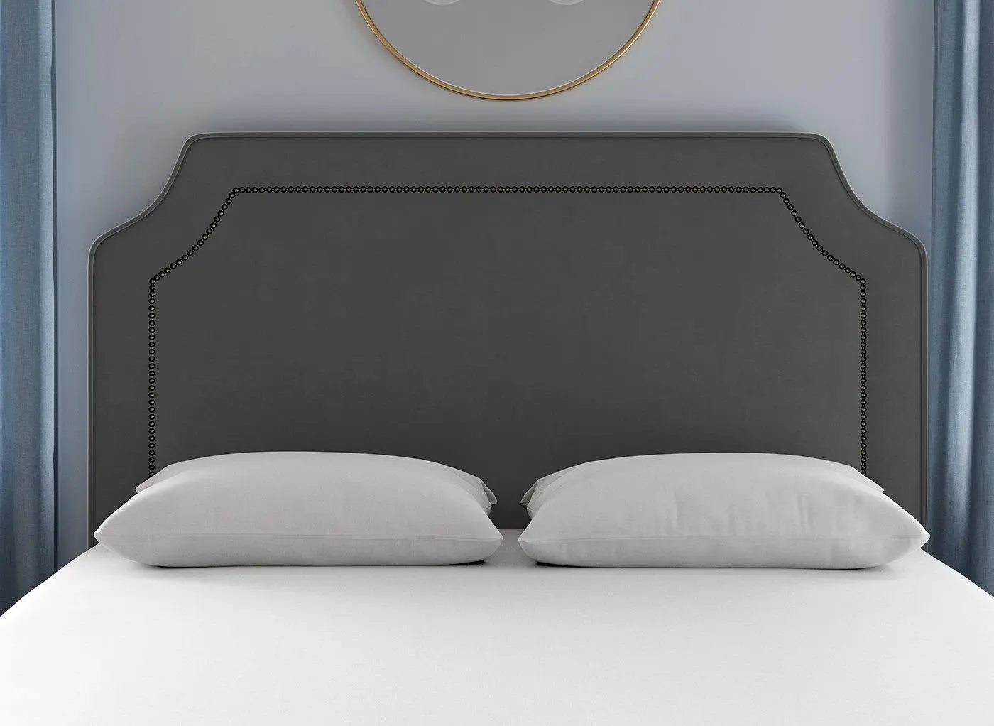 Flaxby Malton Padded Headboard - Grey Dreams