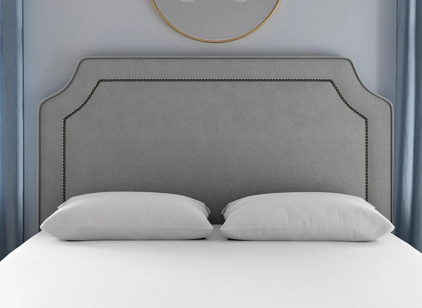 Flaxby Malton Padded Headboard - Silver Dreams