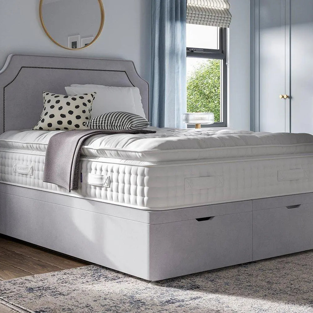 Flaxby Ottoman Divan Bed Base - Purple Dreams