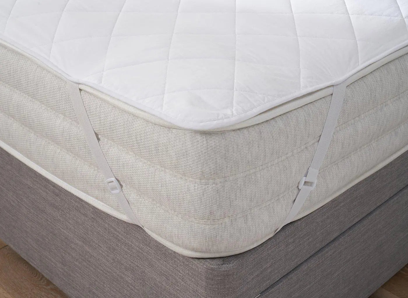 Flaxby Quilted Pure Cotton Mattress Protector Dreams