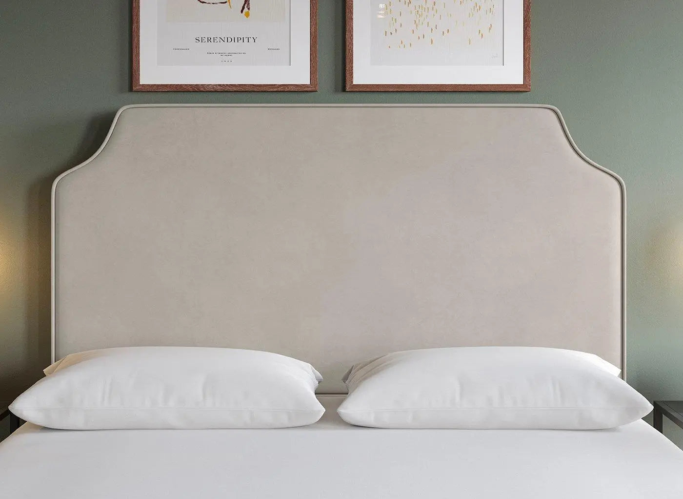 Flaxby Rainton Padded Headboard - Beige Dreams