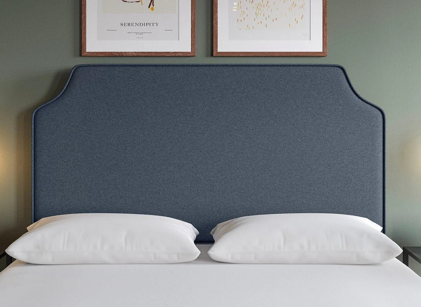 Flaxby Rainton Padded Headboard - Blue Dreams