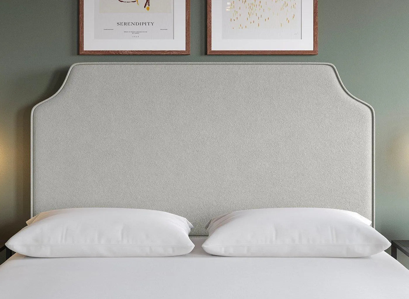 Flaxby Rainton Padded Headboard - Cream Dreams