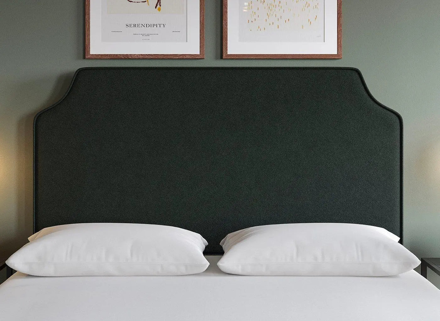 Flaxby Rainton Padded Headboard - Green Dreams