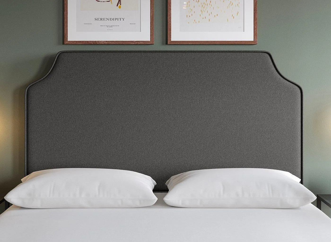 Flaxby Rainton Padded Headboard - Grey Dreams