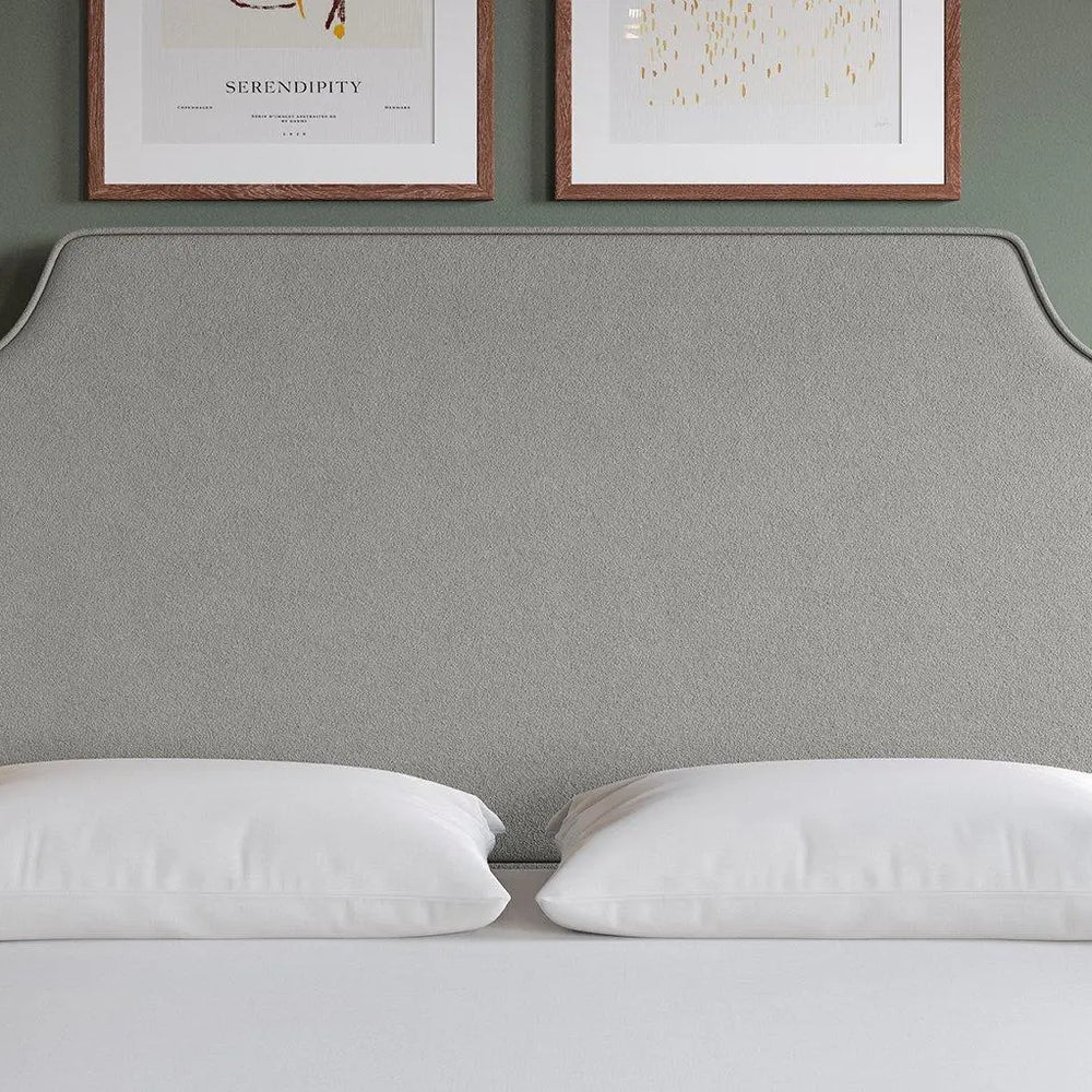 Flaxby Rainton Padded Headboard - Silver Dreams