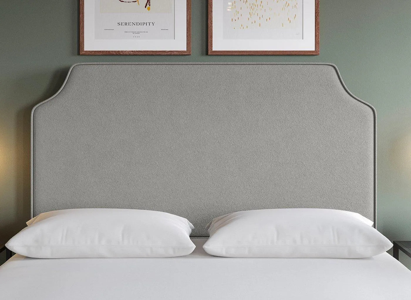 Flaxby Rainton Padded Headboard - Silver Dreams