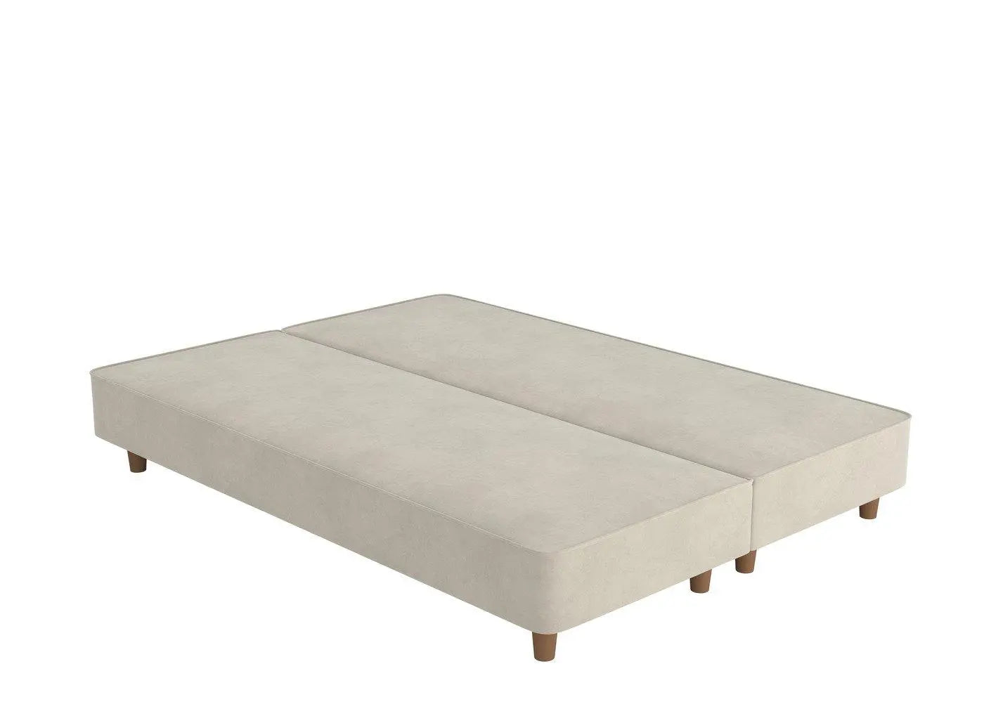Flaxby Shallow Divan Bed Base - Beige Dreams