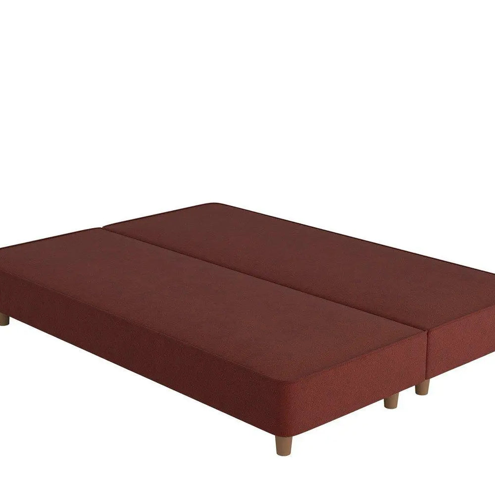 Flaxby Shallow Divan Bed Base- Red Dreams