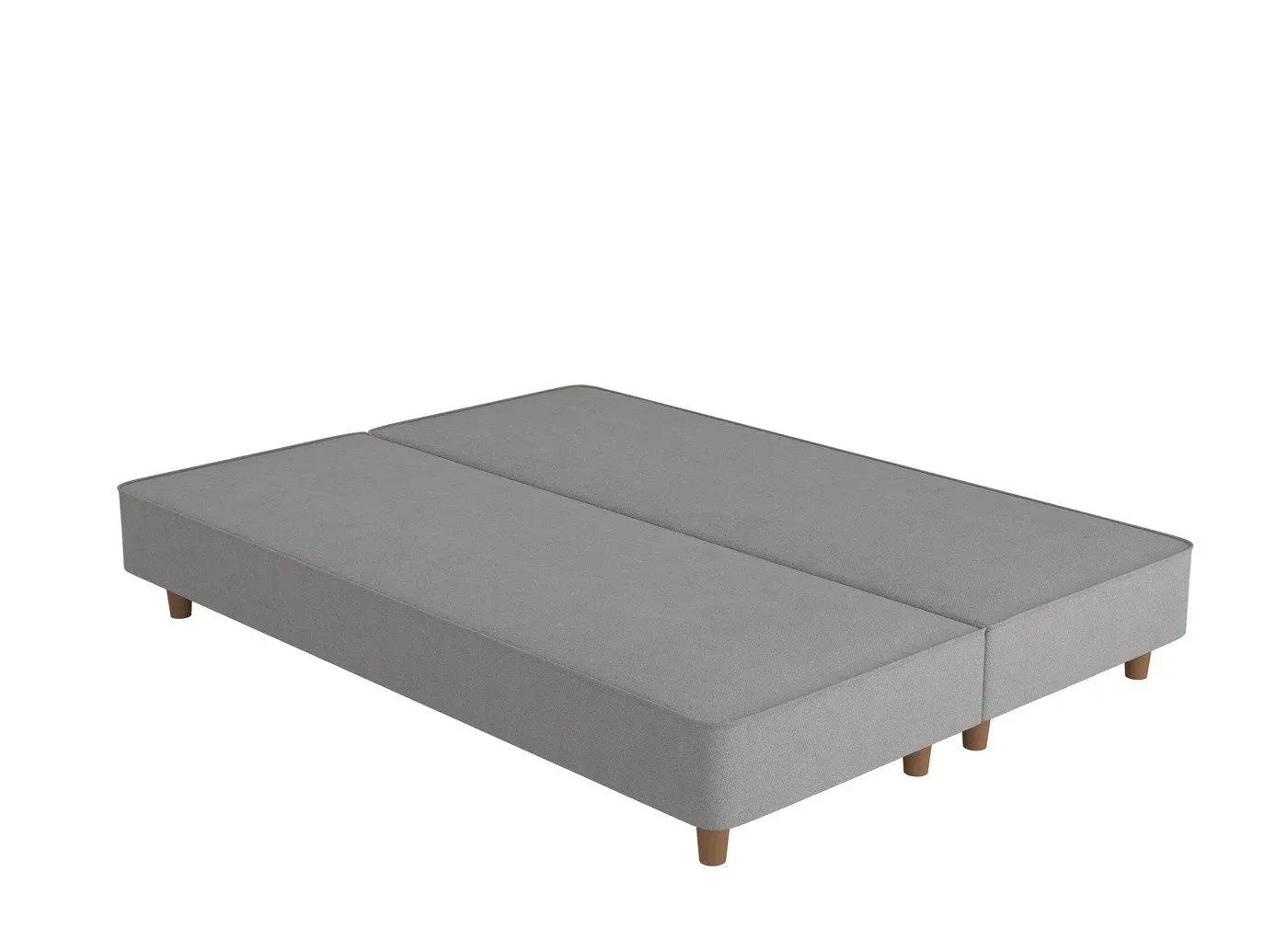 Flaxby Shallow Divan Bed Base - Silver Dreams