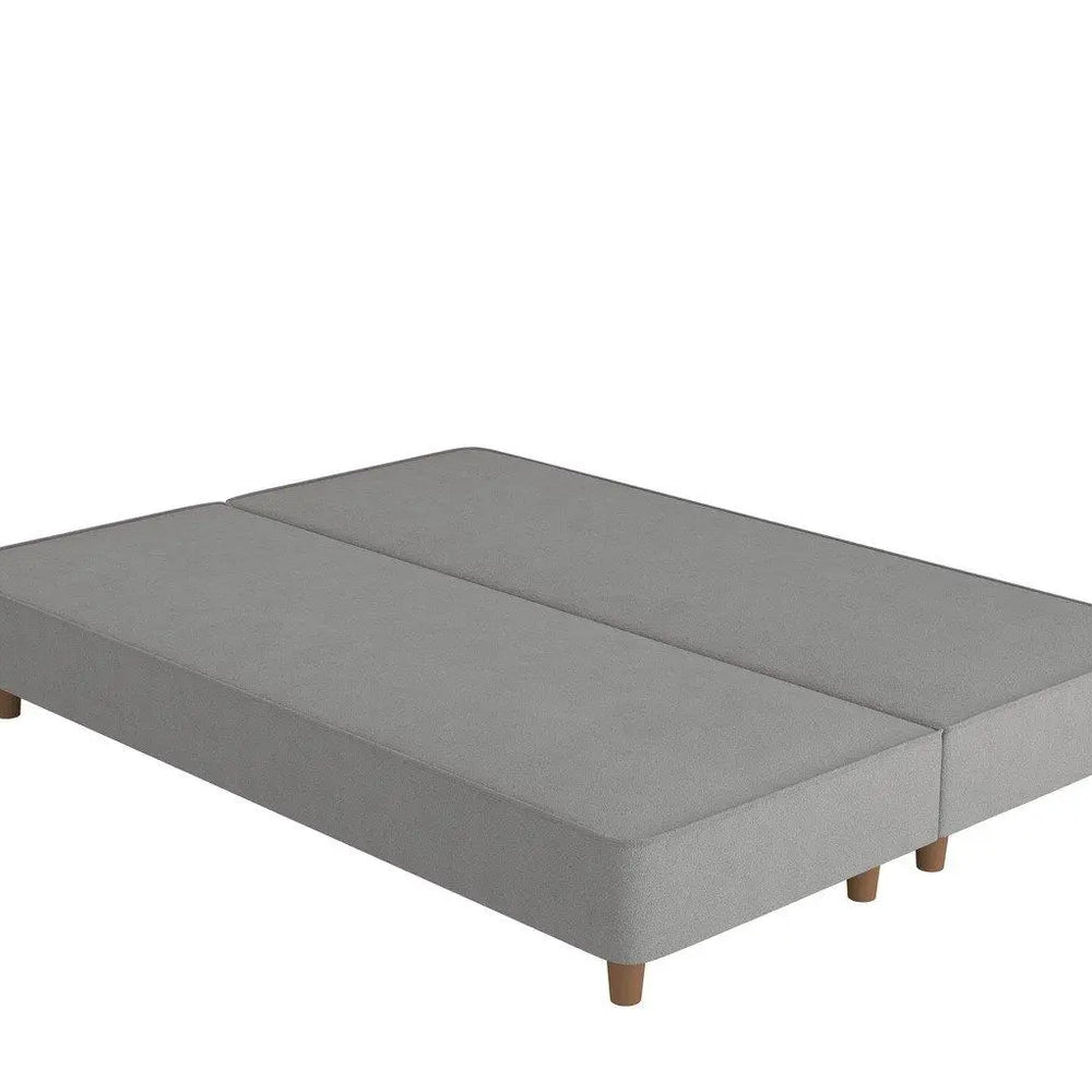 Flaxby Shallow Divan Bed Base- Silver Dreams