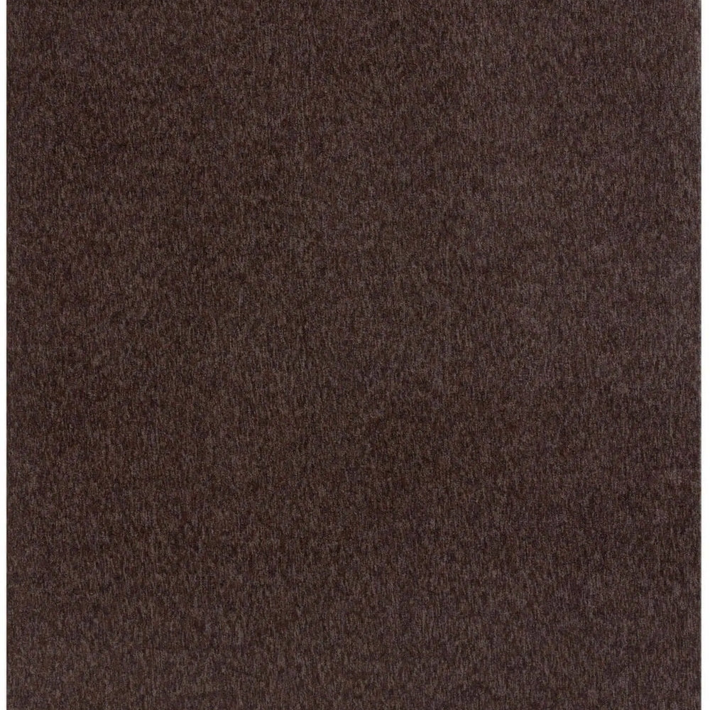 Flex Brown Low Pile Solid Rug The Rugs