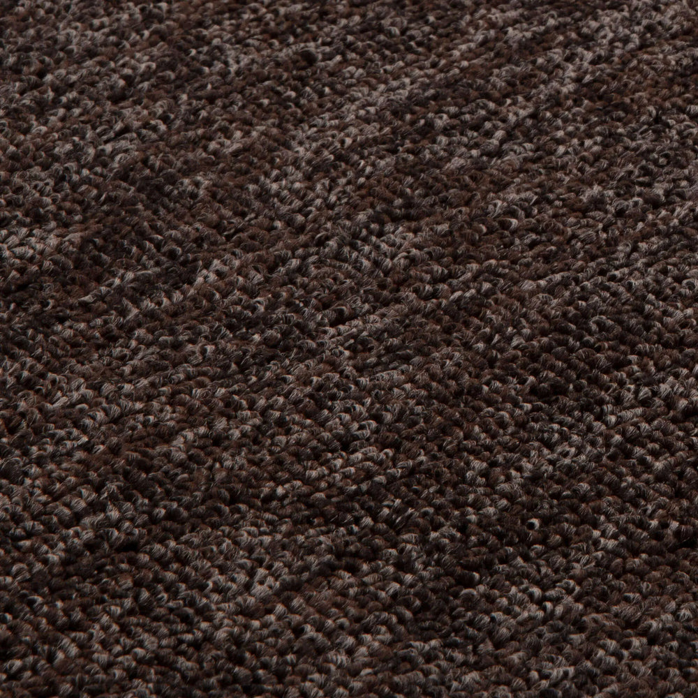 Flex Brown Low Pile Solid Rug The Rugs