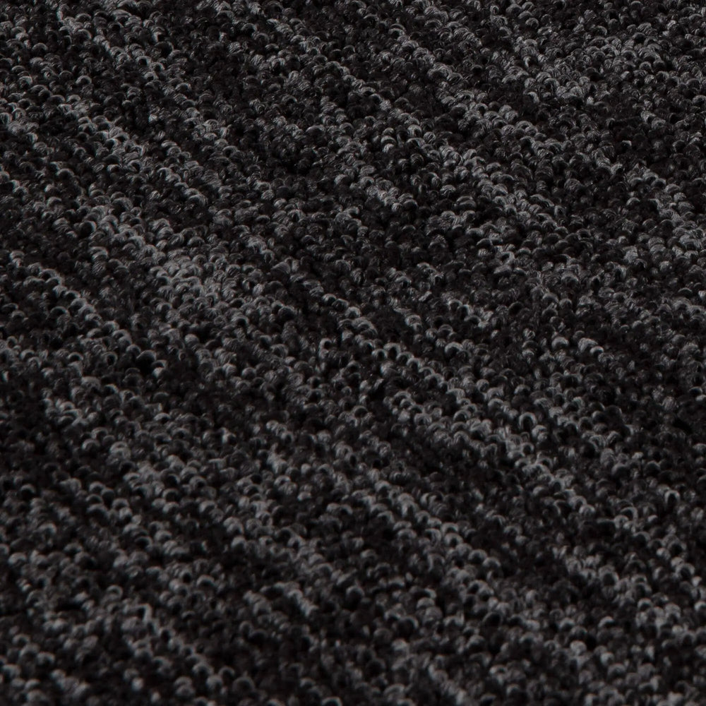 Flex Dark Grey Low Pile Solid  Rug The Rugs