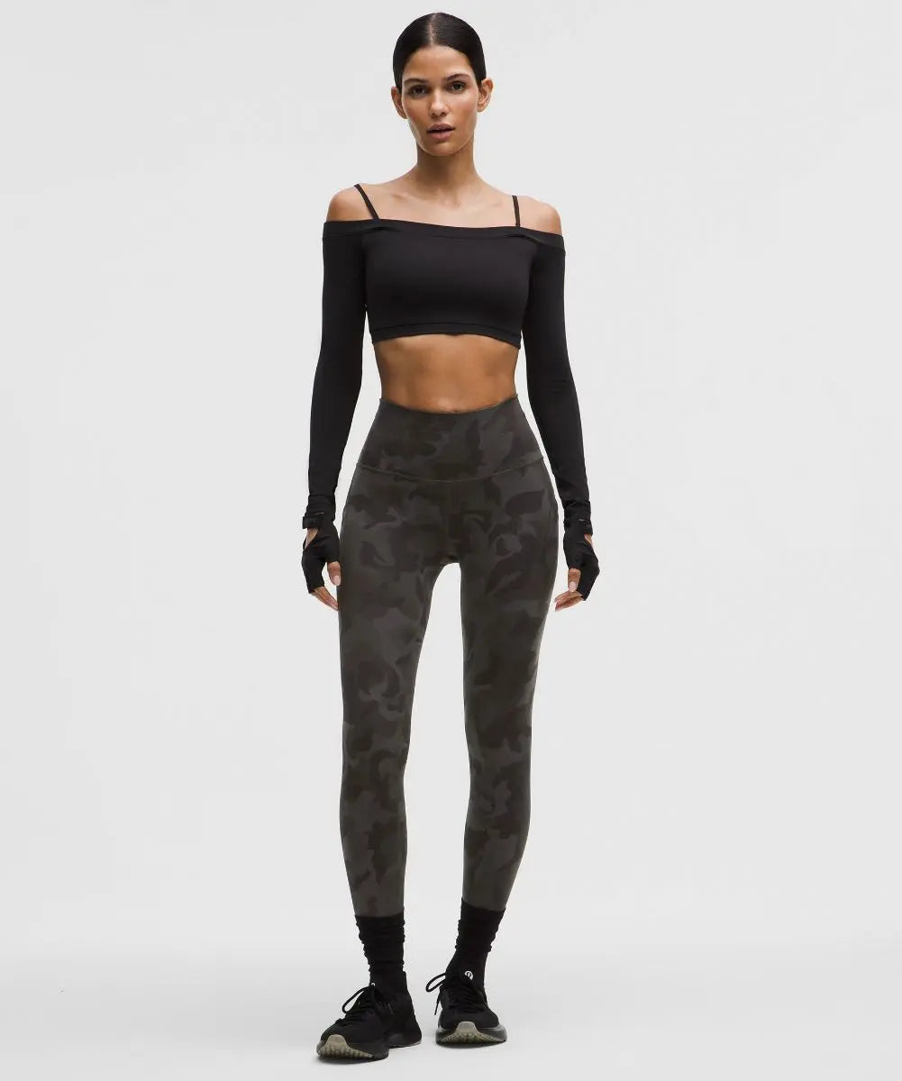 Floral Camo Black Multi Women's Wunder Train High-Rise Tight with Pockets Lululemon