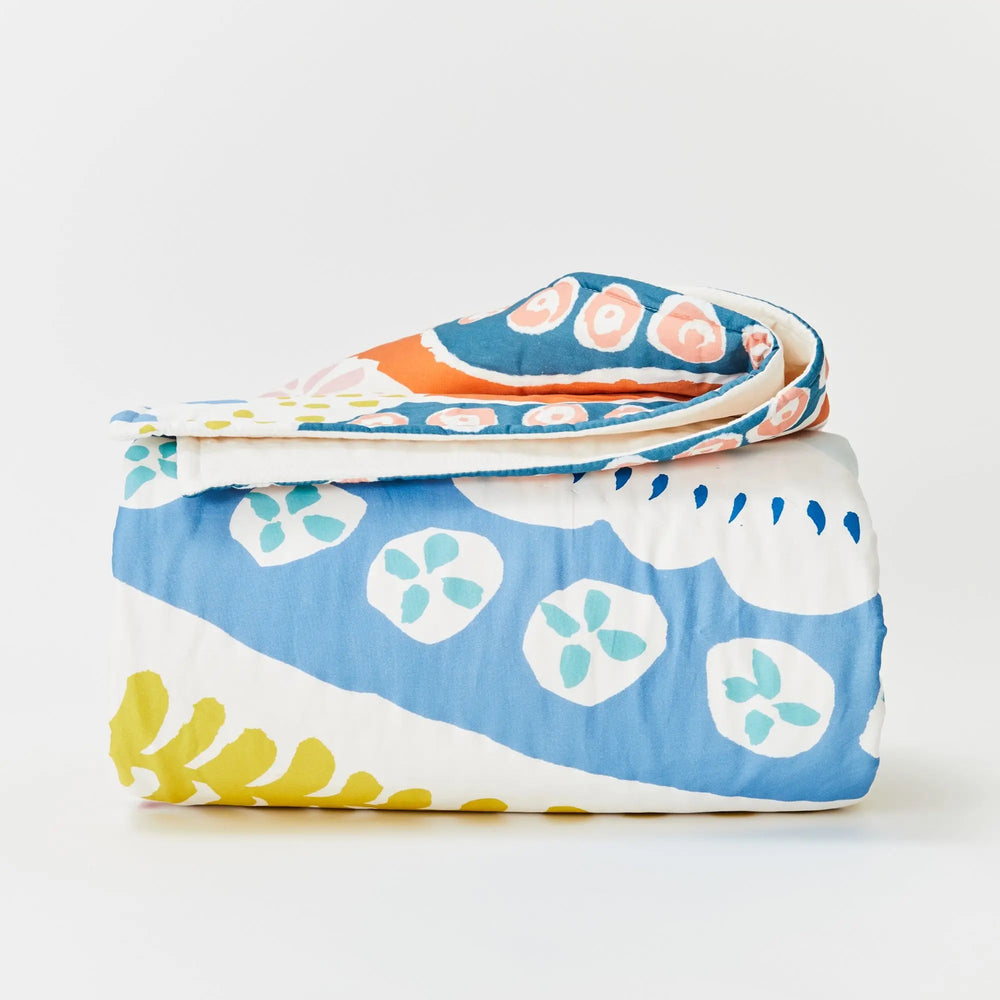 Floral Organic Cotton Quilt Kabode