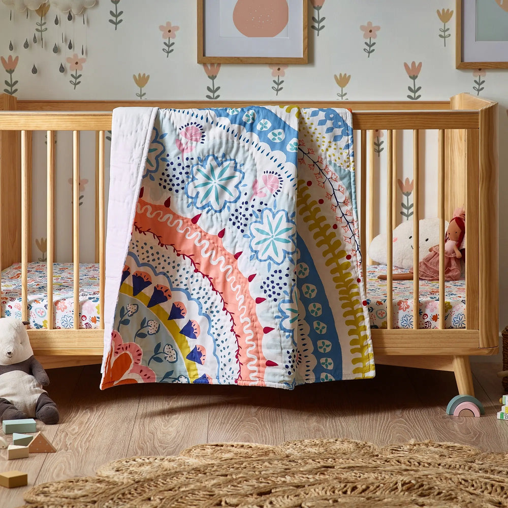 Floral Organic Cotton Quilt Kabode