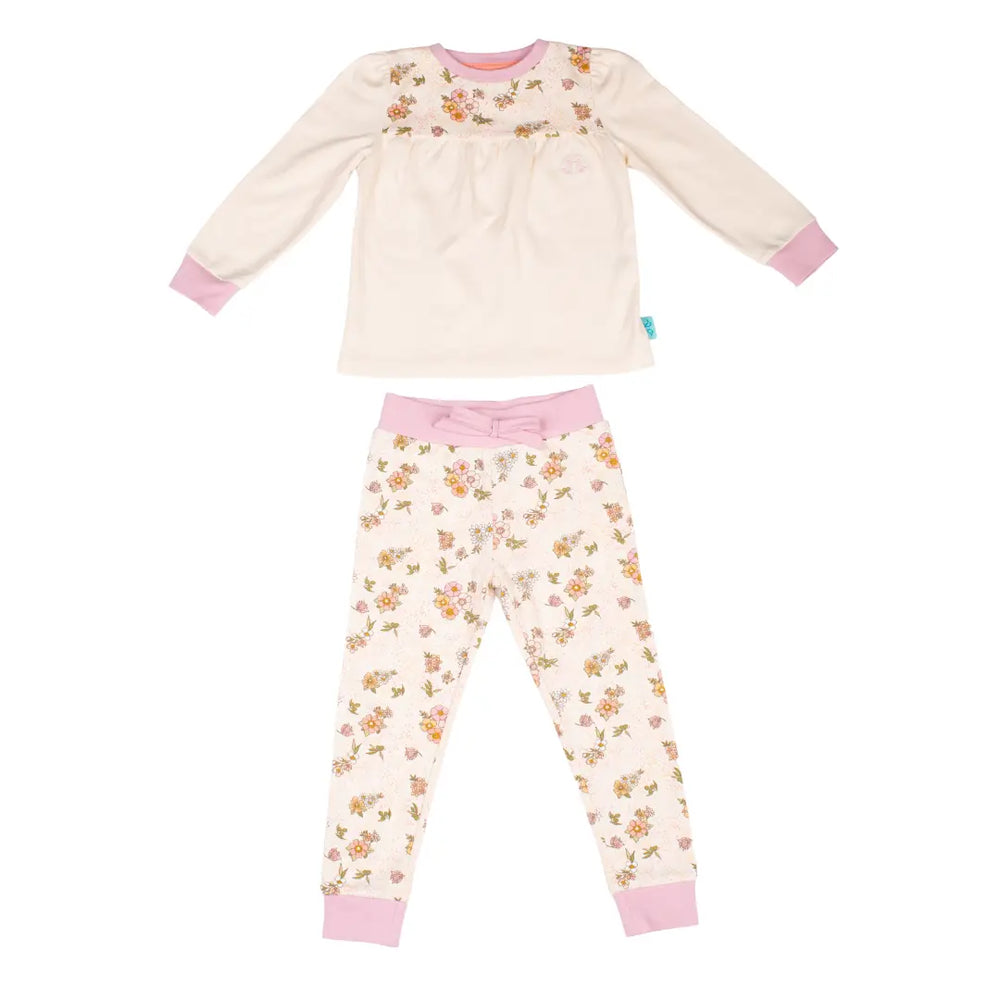 Floral Print Girls Pyjamas Luca and Rosa