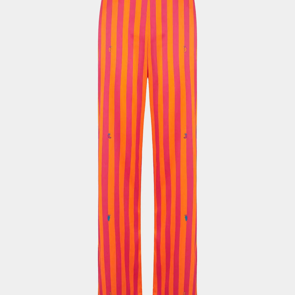 Florence Sunset Stripe Silk Trouser Sleepy Wilson