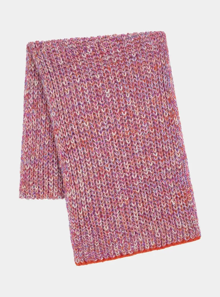 Florence Twist Oversized Knitted Scarf - Orange Cara & The Sky